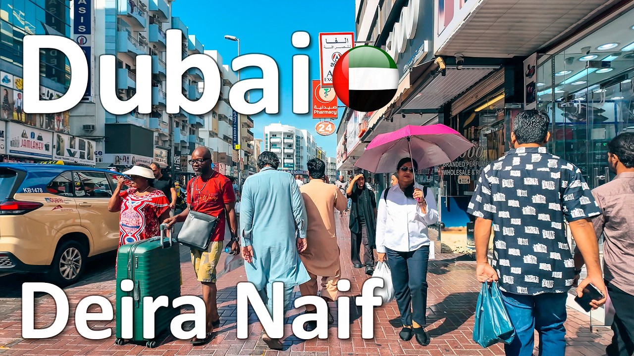 Dubai Walk: Deira District to Dubai Creek 4K | Old Town Vibes