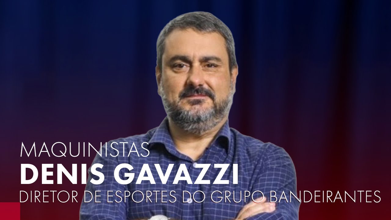 Maquinistas e Denis Gavazzi, diretor de esportes do Grupo Bandeirantes