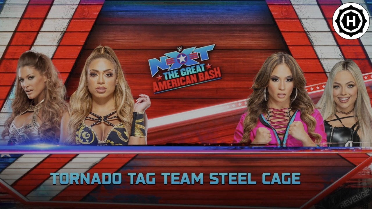 TORNADO TAG TEAM STEEL CAGE | WOMEN's FIGHT | WWE