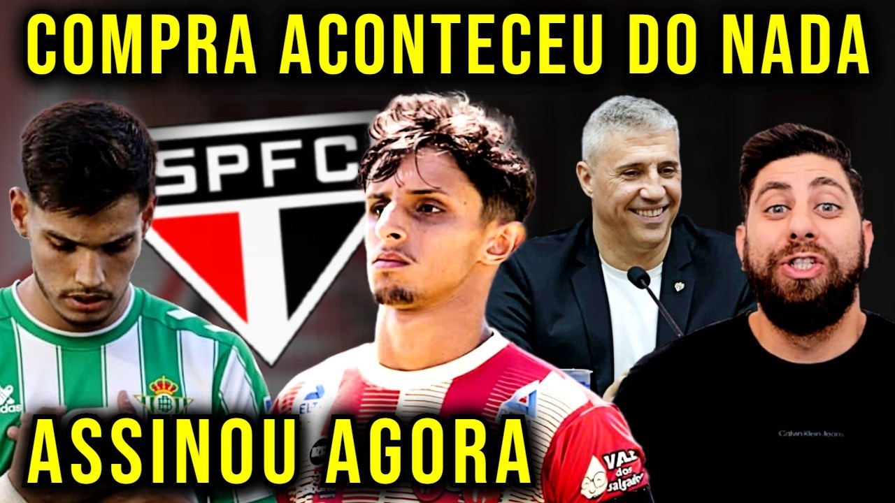 FECHADO!!! SÃO PAULO PEGA TODOS DE SURPRESA E FECHA REFORÇO! SPFC AGORA BATE O MARTELO!
