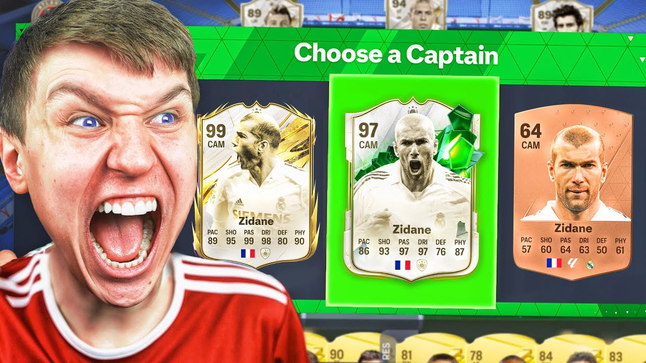 199 RATED!! - I Got Zidane In EVERY FUT Draft (FIFA 16 - EA FC 24)