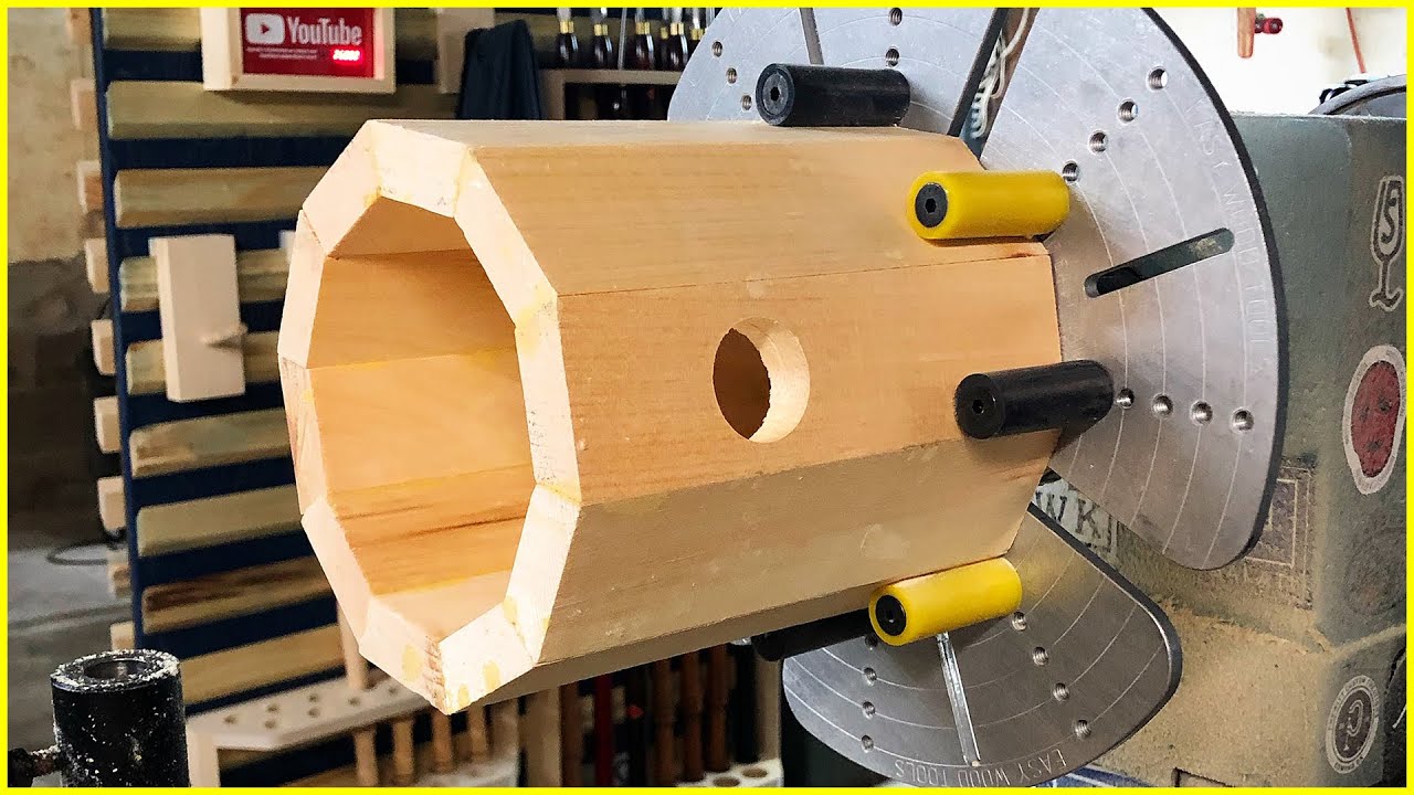 Woodturning a Birdhouse 🐦