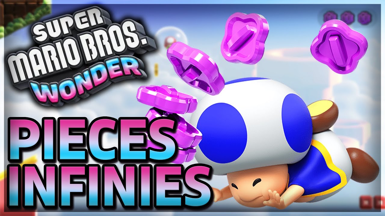AVOIR des PI&Egrave;CES VIOLETTES &agrave; L'INFINI dans Super Mario Bros Wonder