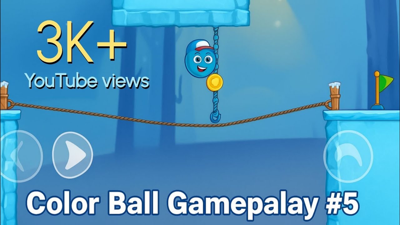 Part 5 (Finale) of Color Ball icy stages Levels (51 - 60)🥶!  