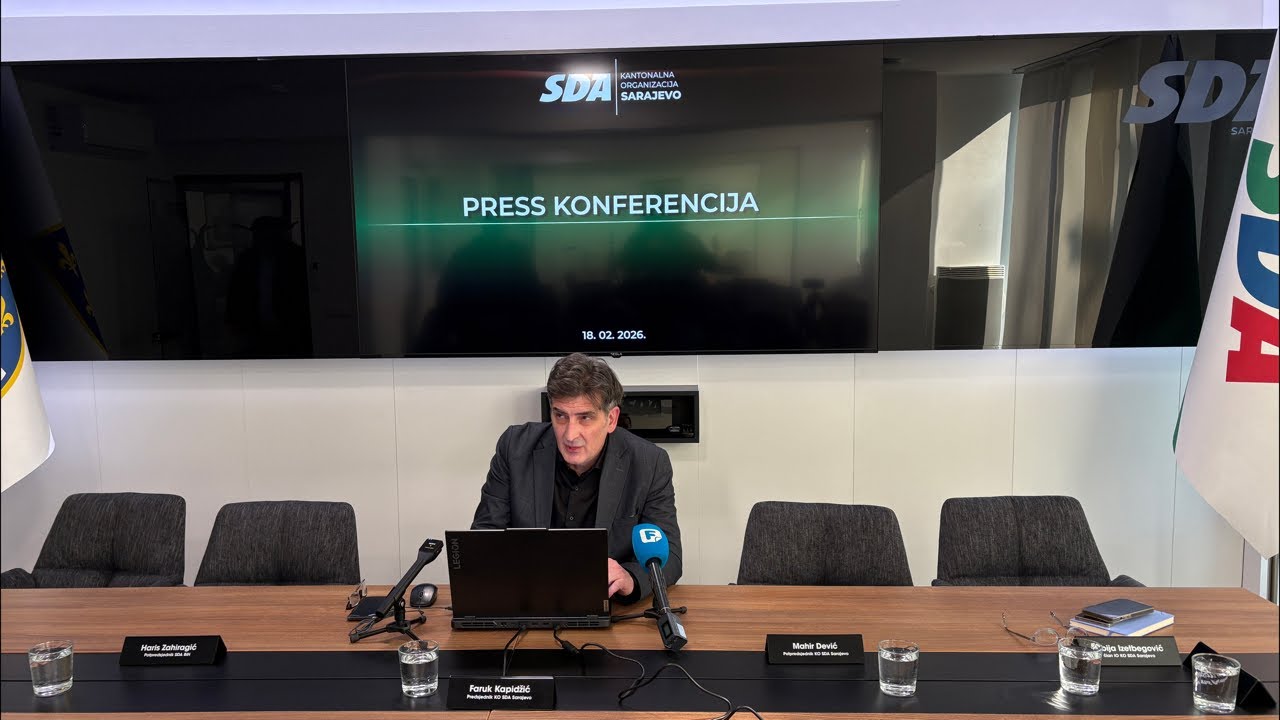 Press KO SDA o aktuelnoj političkoj situaciji u Kantonu Sarajevo