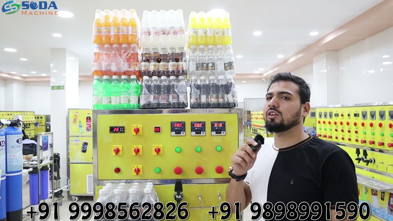 mini soda bottling plant with  new technology | 1+2 bottling plant | s s soda machine