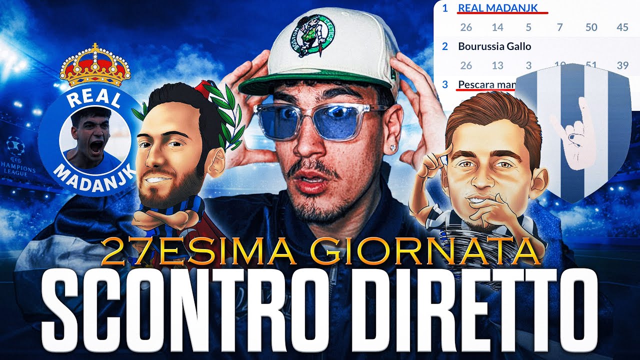 SCONTRO PER IL PRIMATO! REAL MADANJK Vs PESCARAMANZA⚔️ - La partita più Folle di sempre!!