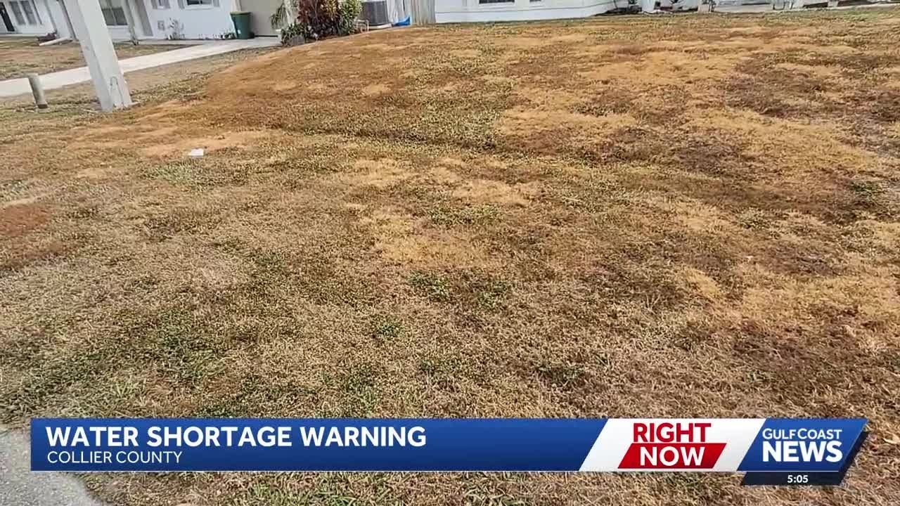 Dry conditions across Collier County as drought and water shortages continue