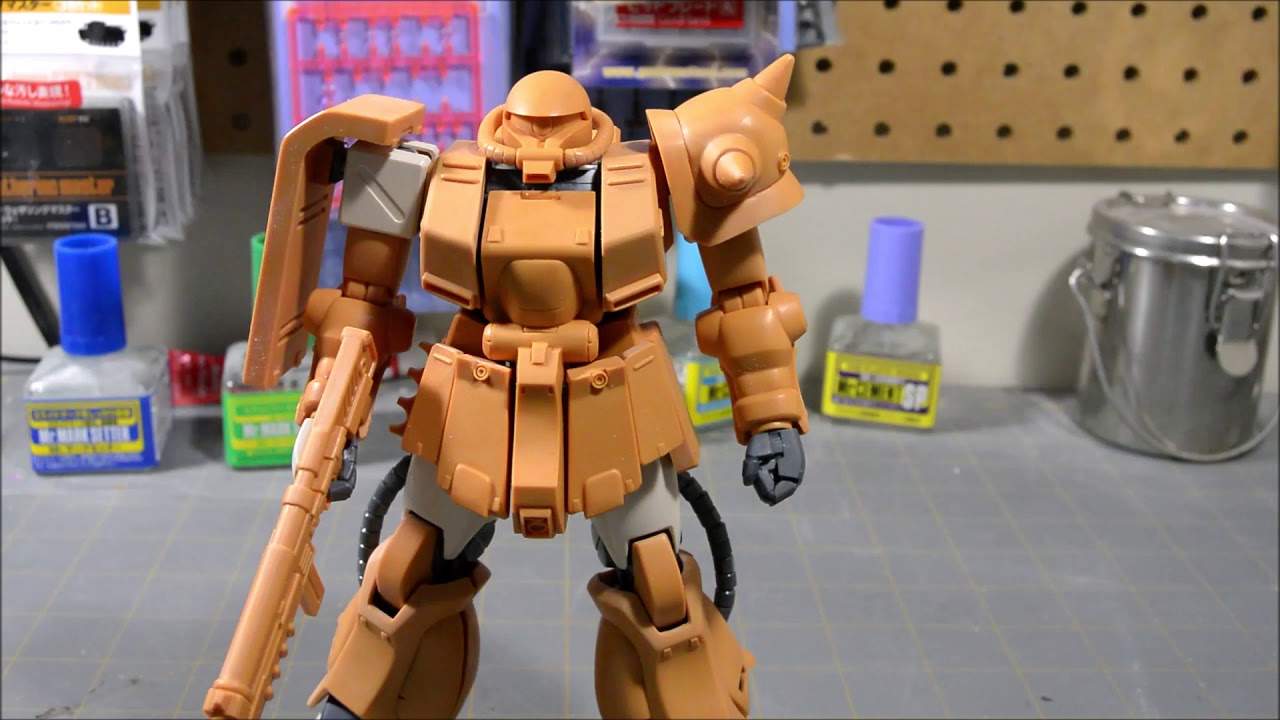 Work in Progress: 1/100 Zaku II Kai part 01 - B-Club Resin Conversion Kit FZ