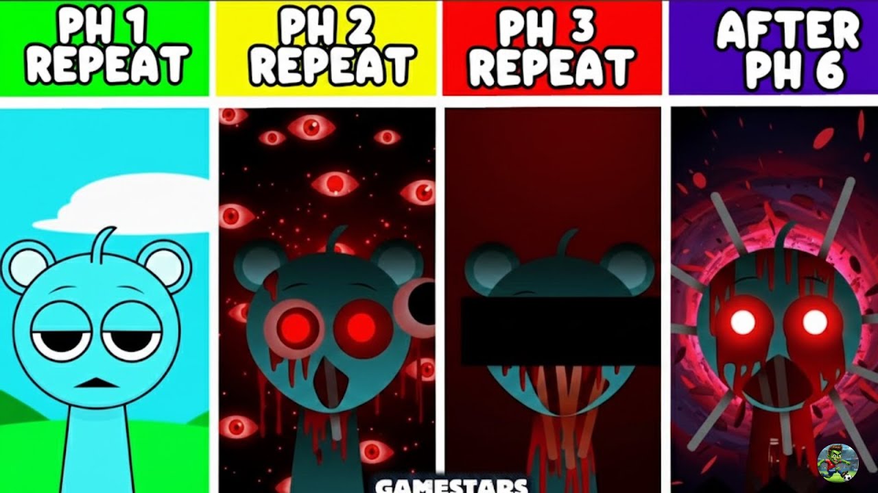 Sprunki PHASE 1, 2, 3 REPEAT    But it's AFTE