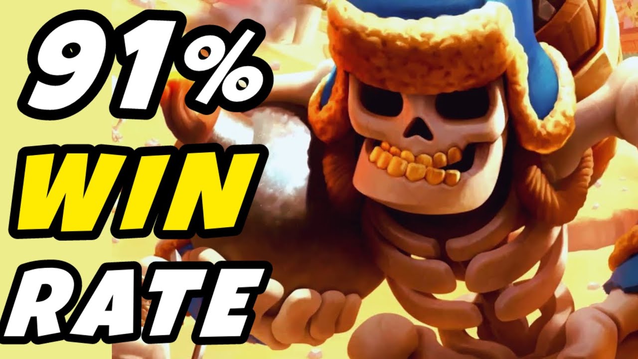 91% WIN RATE CRAZY DECK CLASH ROYALE