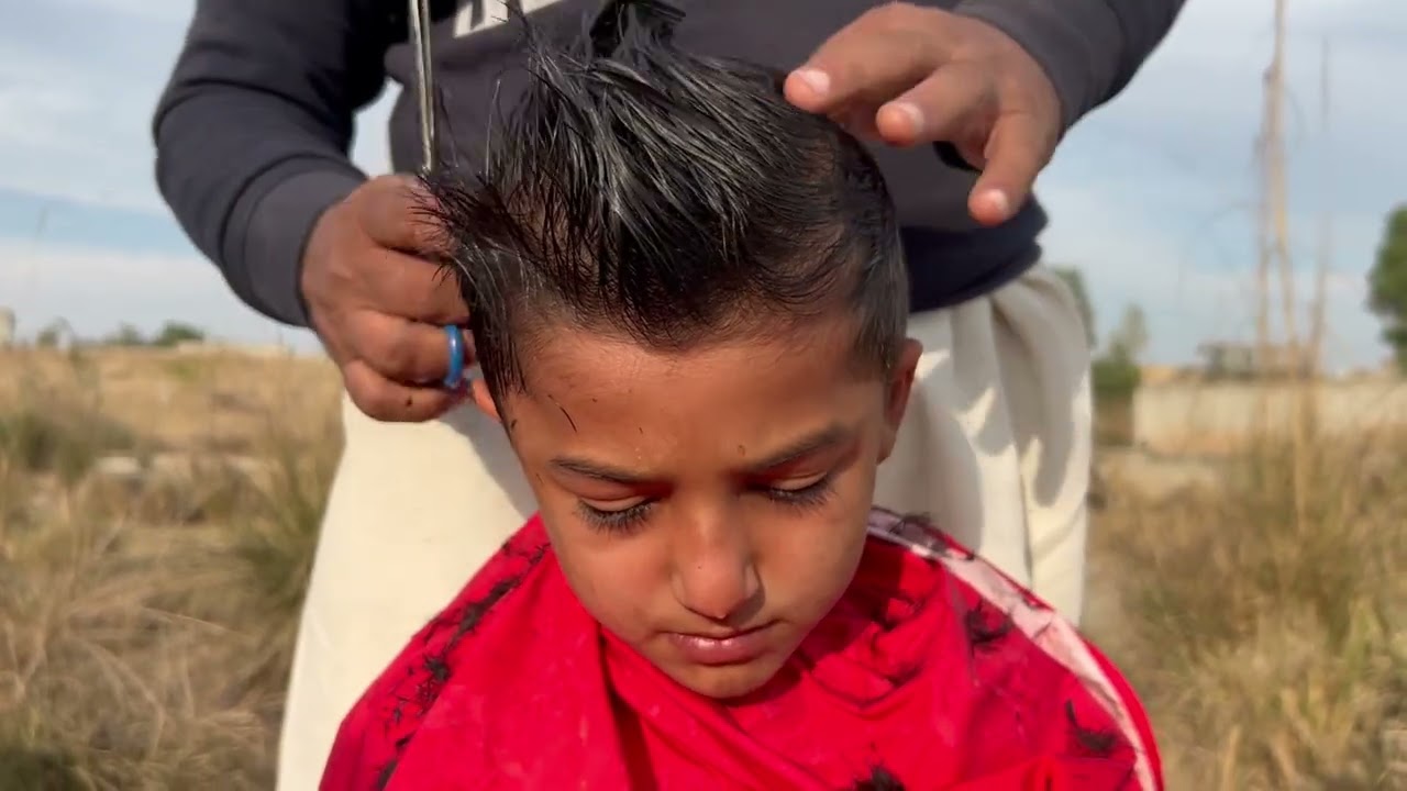 ASMR Haircut of Young Kid | QUICK TRANSFORMATION ✂️