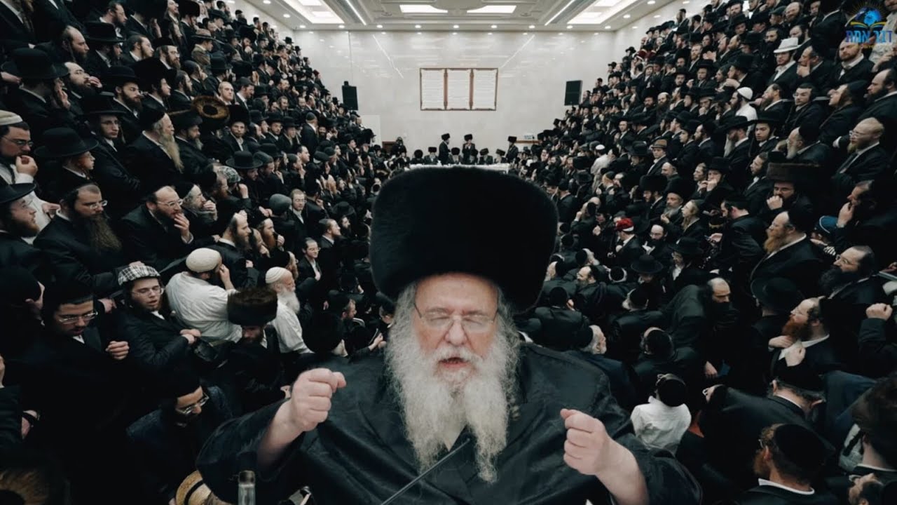 מעמד טיש יום הפורים ויארצייט של אדמו