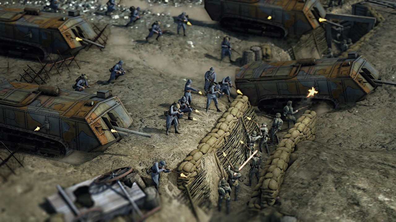 World War I Soldiers Storm the Enemy Trenches | Tilt Shift