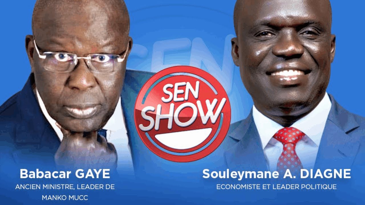 🛑Babacar Gaye et Souleymane A. Diagne sont les invités de Mouhamed Diop dans SEN SHOW