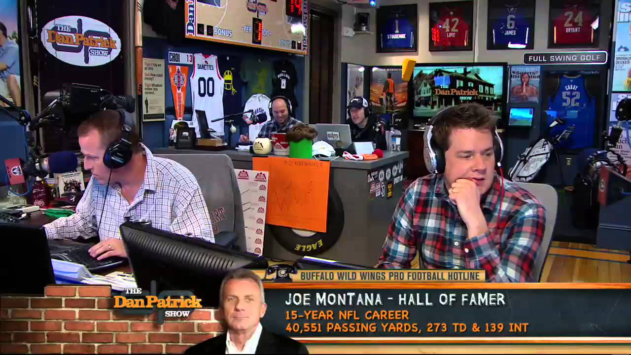 Joe Montana on The Dan Patrick Show 2/5/13