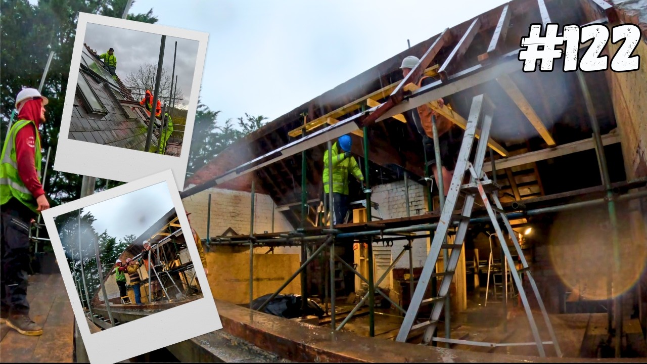 We REMOVED the ROOF for the RAILWAY Station Dormer Window | Dormer Build 1