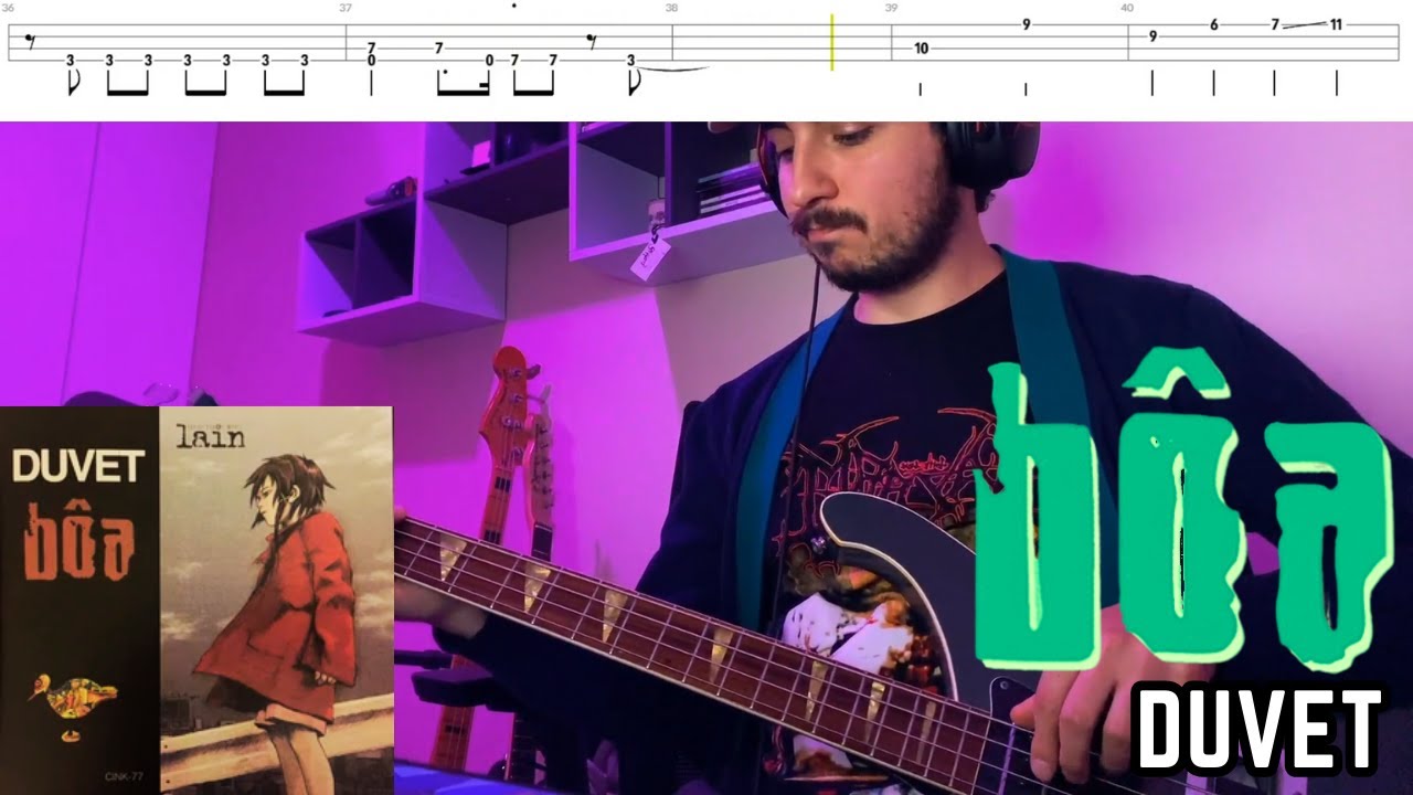 Boa - Duvet (Bass Cover) (Serial Experiments Lain) | WITH ORIGINAL BASS TAB