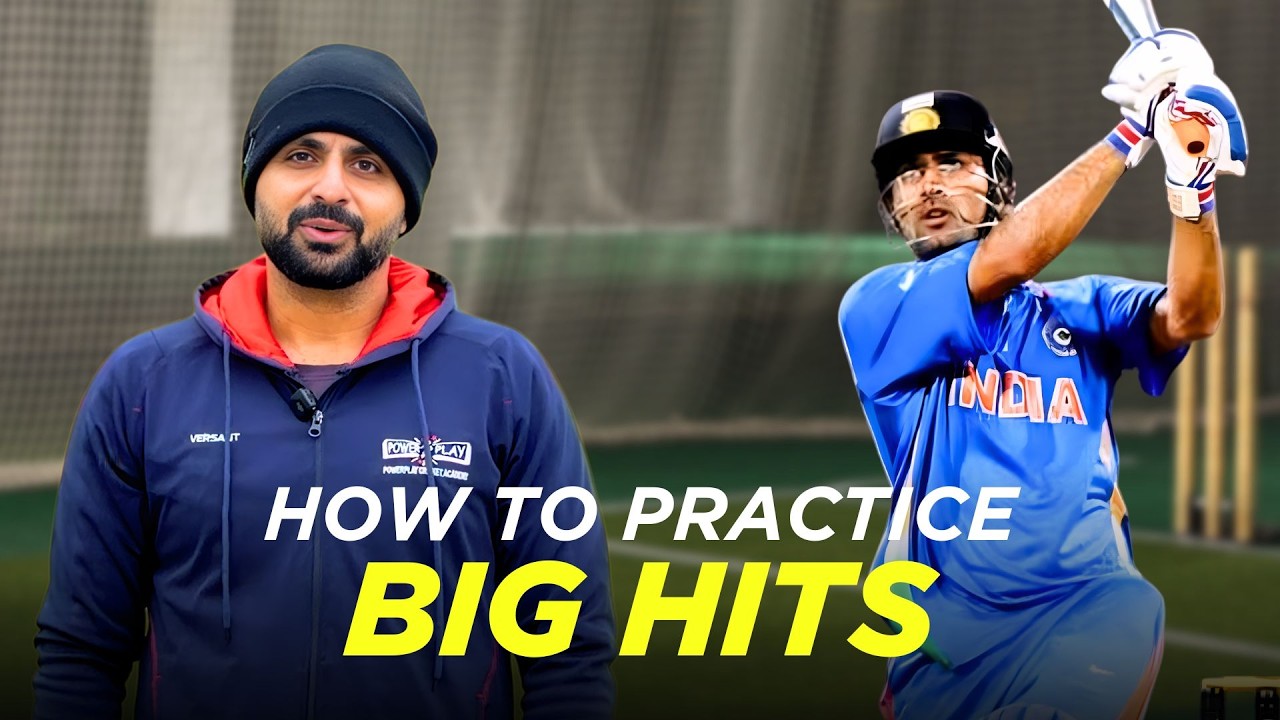 Perfect Lofted Shot Practice | From Beginner to Match Level | Big Hits Cricket Masterclass #cricket