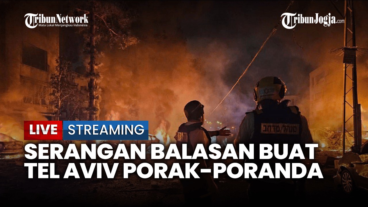 🔴RUDAL IRAN MENGGILA, SERANGAN BERTUBI-TUBI IRAN GUNCANG MARKAS RAHASIA ISRAEL, KOTA DIPENUHI ASAP