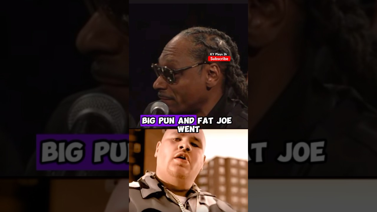 Snoop Dogg on &ldquo;Twinz&rdquo; Big Pun & Fat Joe Record #snoopdogg #fatjoe #bigpun #twinz #shorts #hiphop