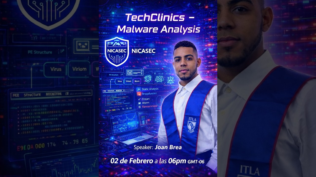 TechClinics | Malware Analysis desde una Perspectiva Defensiva – Sesión 01 | NicaSecurity HUB