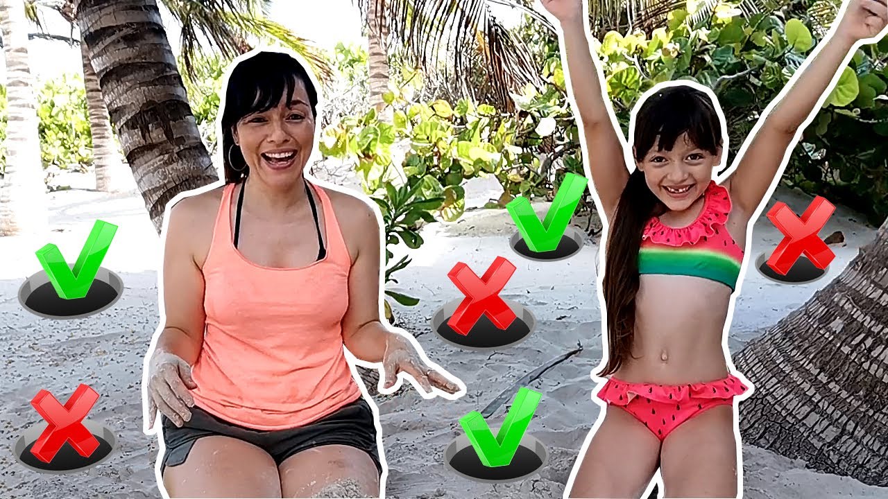 LO TIENI O LO SCARTI CHALLENGE - Non scegliere La Buca Sbagliata in Spiaggia  | SOFI E MONI