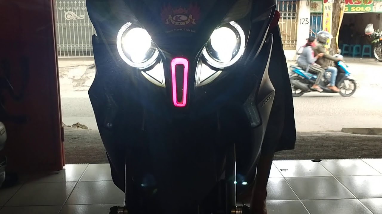 Modif Headlamp Kymco Downtown 250 i