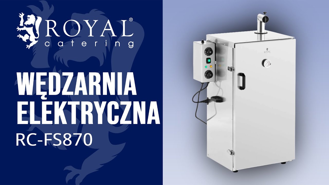 Wędzarnia elektryczna RC-FS870  | Royal Catering | Prezentacja produktu