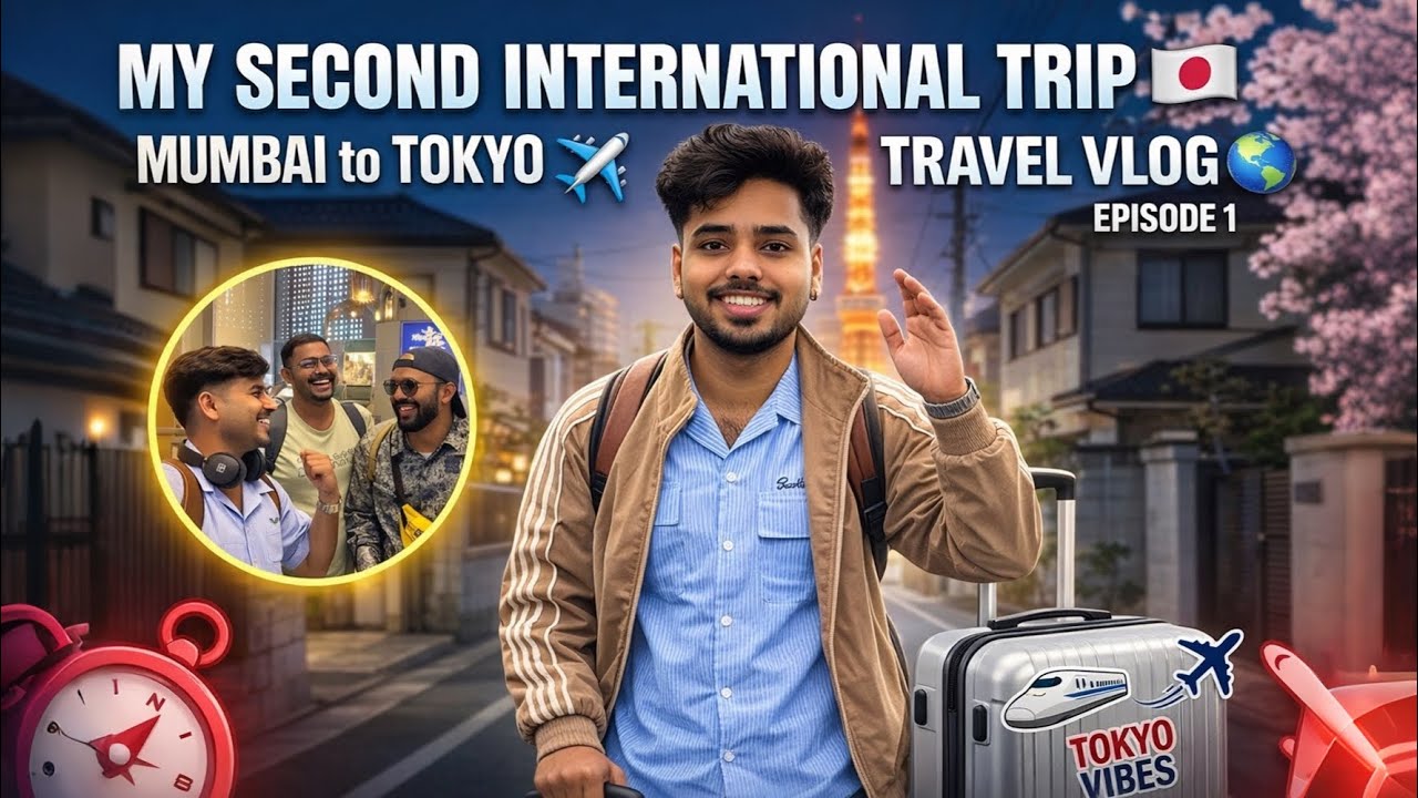 Second International Trip 🇯🇵 | Mumbai to Japan Travel Vlog ✈️ | Japan Travel Guide for Indians |  1