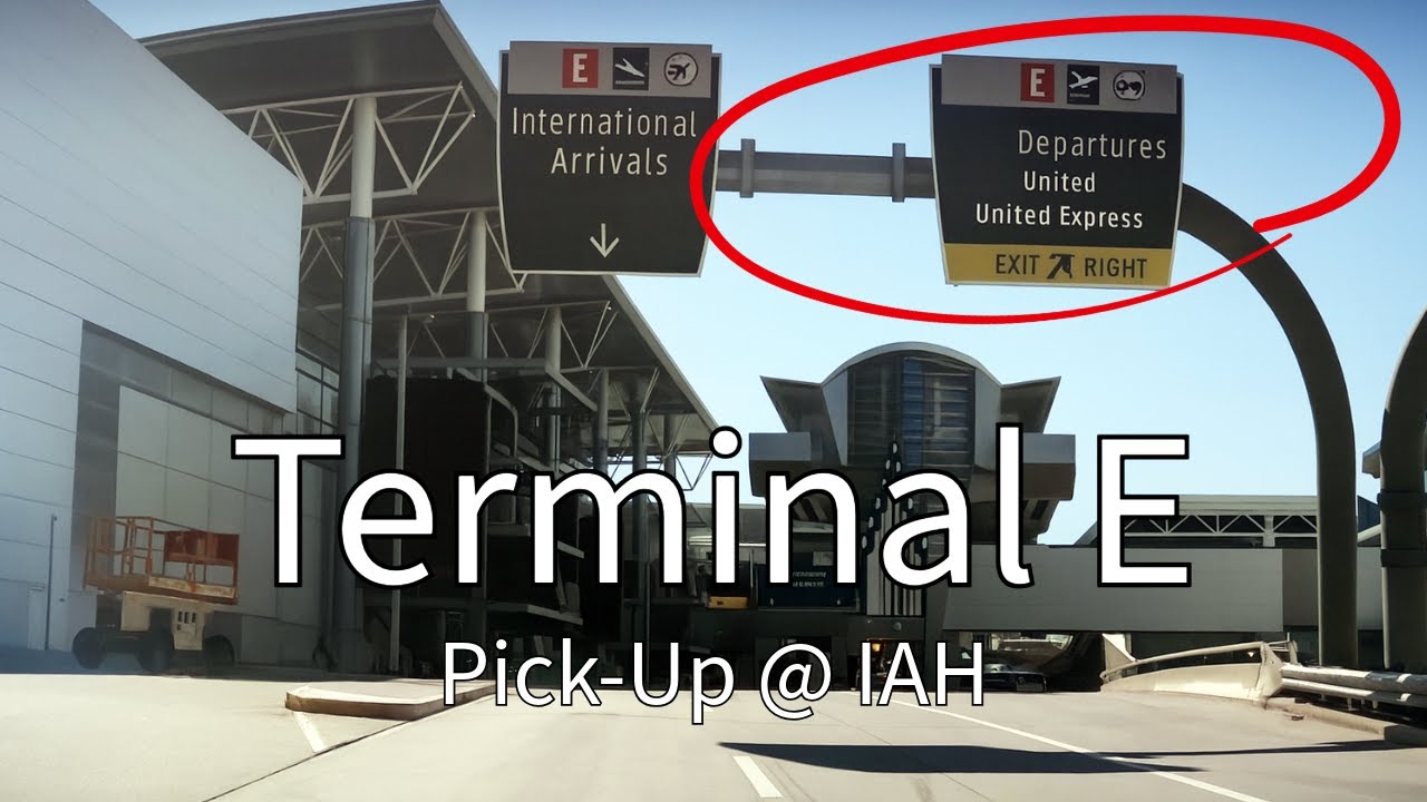 Terminal E Pick-Up from Terminal A at George Bush Airport in Houston