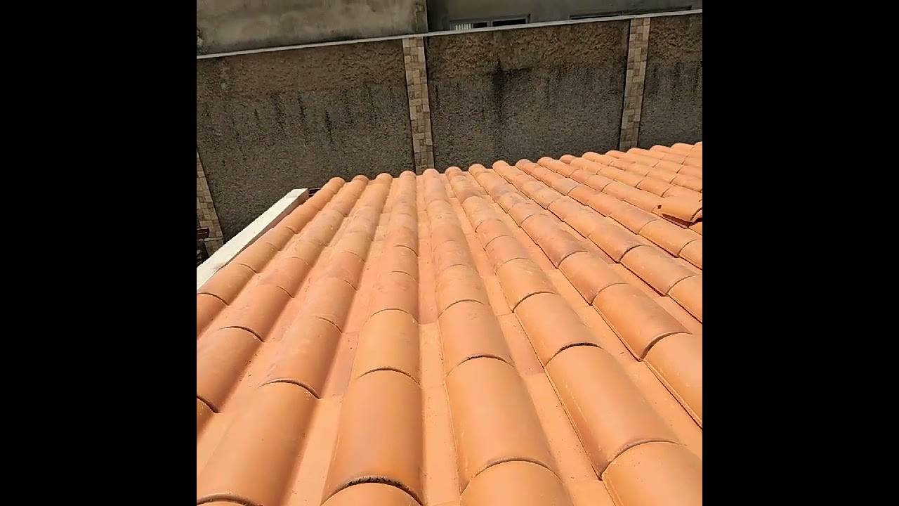 Telhado colonial estrutura metálica 1 água