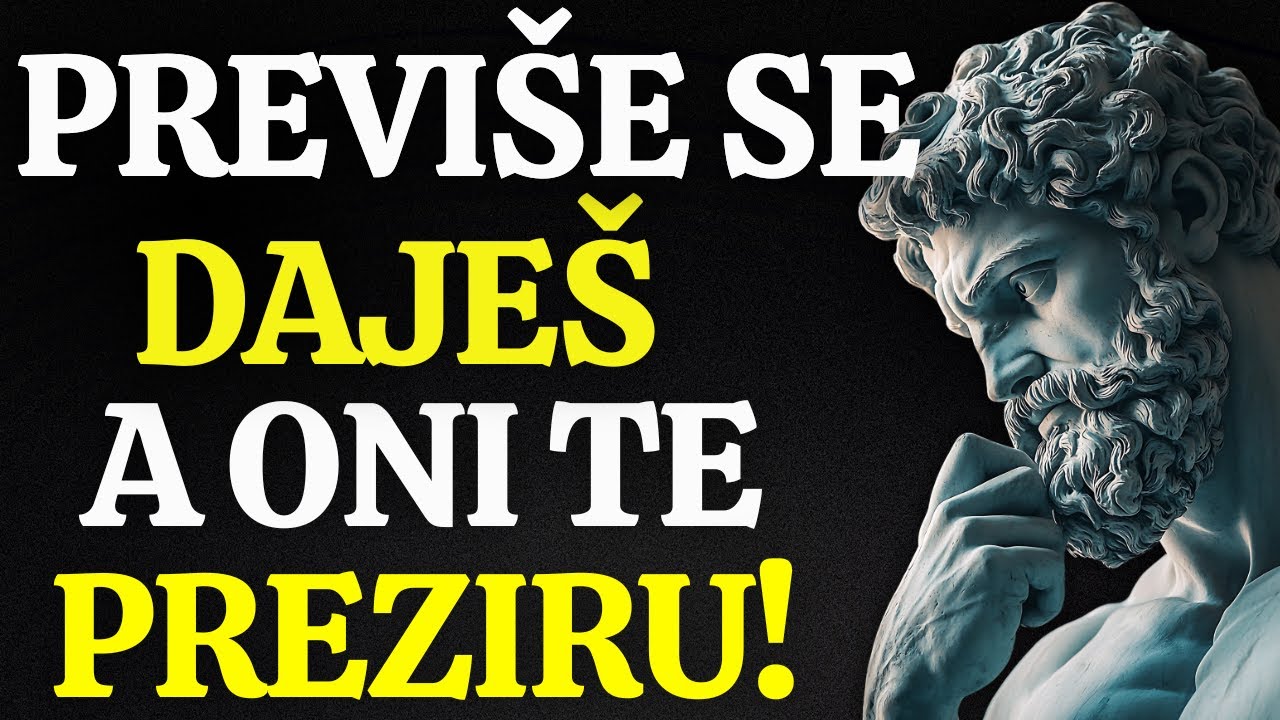 TUŽAN RAZLOG ZAŠTO BITI PREVIŠE DOBAR DONOSI SAMO PREZIR – STOIČKA MUDROST