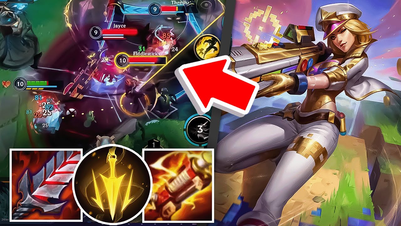 NEW HIGH DAMAGE CAITLYN BUILD IN WILD RIFT!