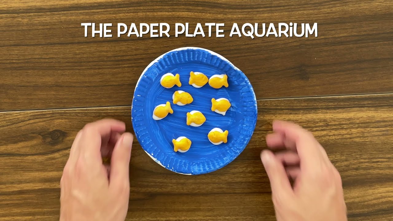 The Paper Plate Aquarium, Easy Arts and Crafts for Toddlers