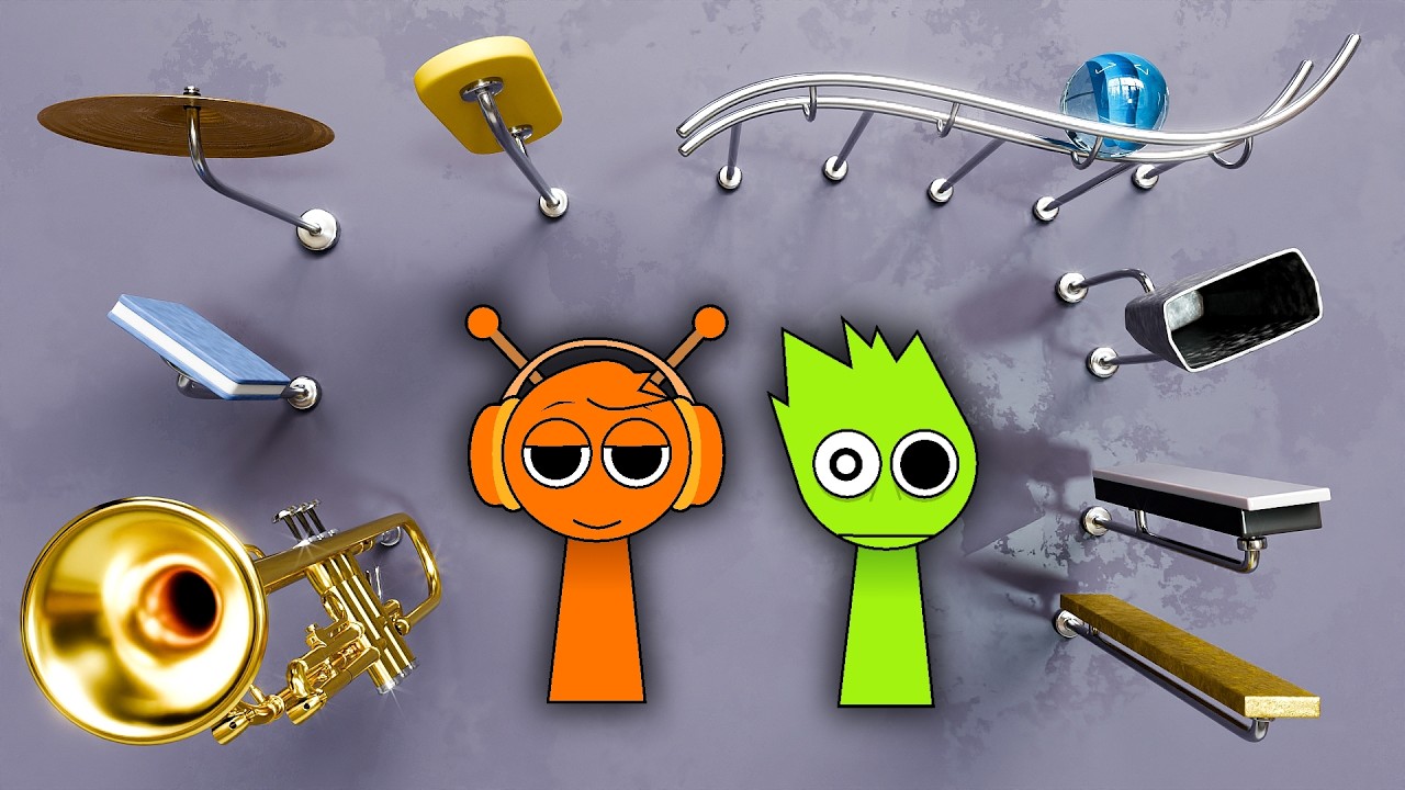 Sprunki Retake on DIFFERENT instruments