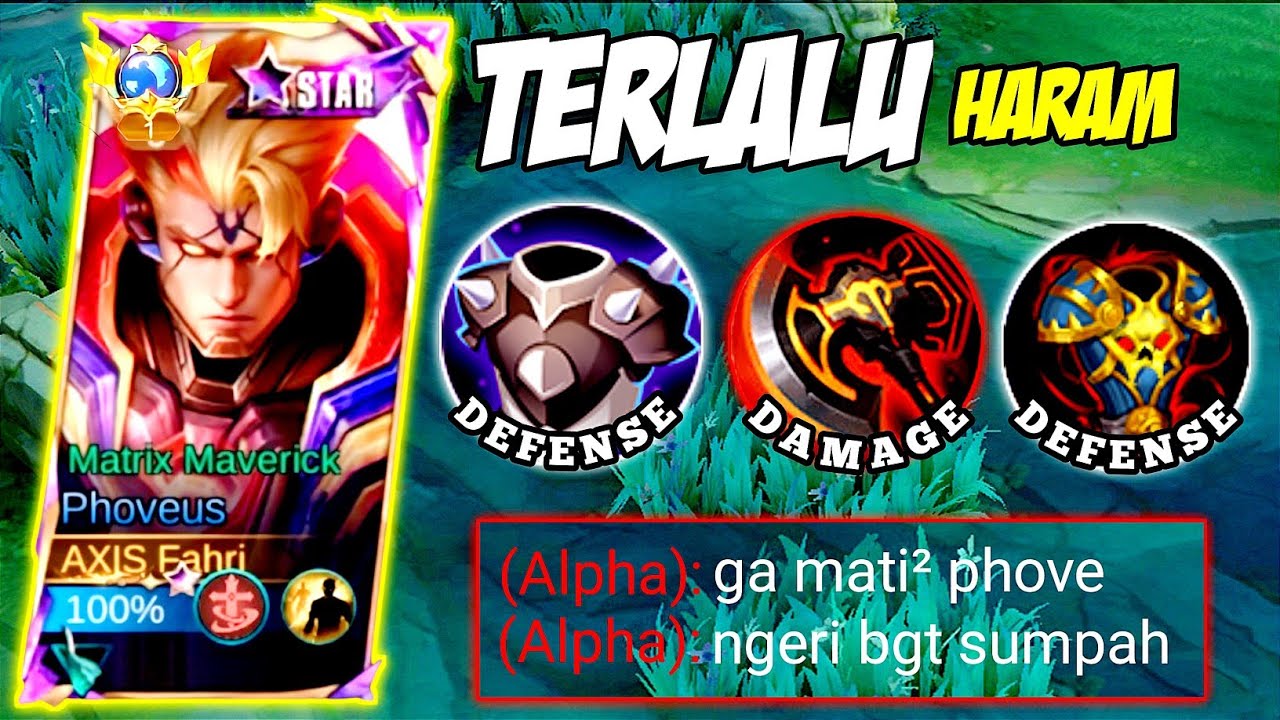 BUILD PHOVEUS TERKERAS! PHOVEUS KEBAL SANGAT MEMATIKAN 🔥 BUILD PHOVEUS TERSAKIT DAN TERKUAT 2025