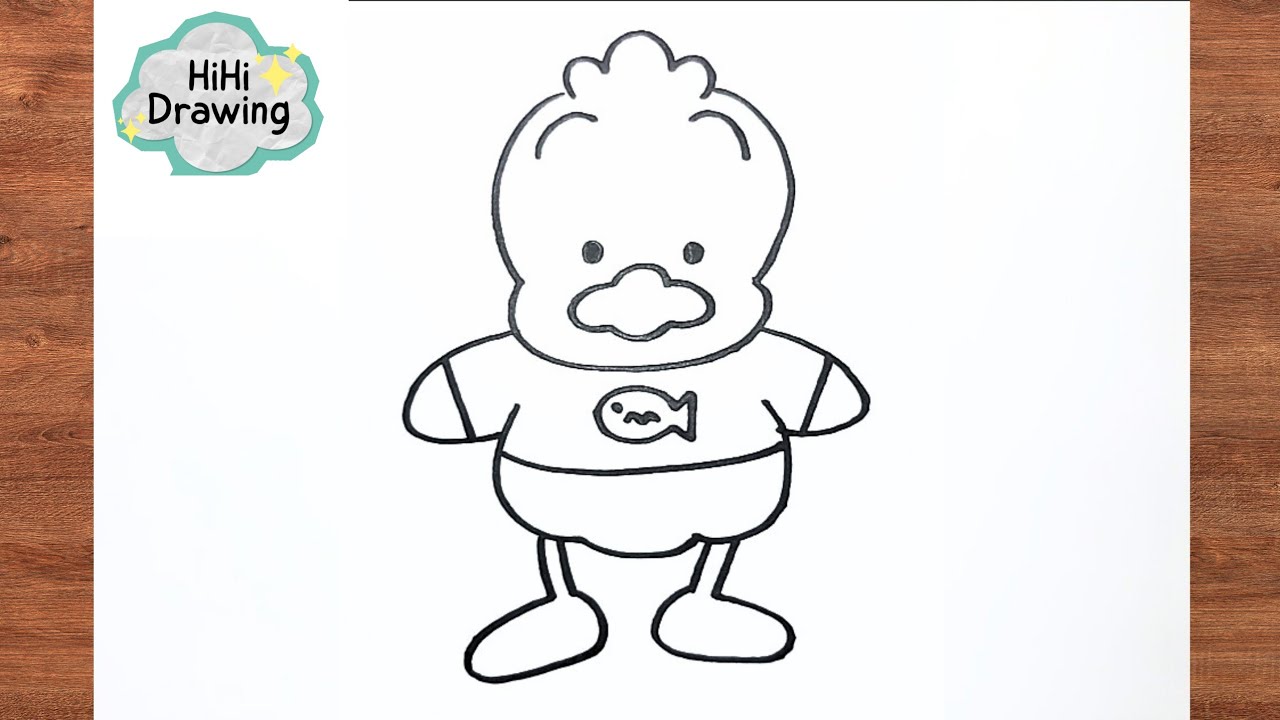 How to Draw Pekkle from Hello Kitty & Friends | Easy Drawing Step by Step