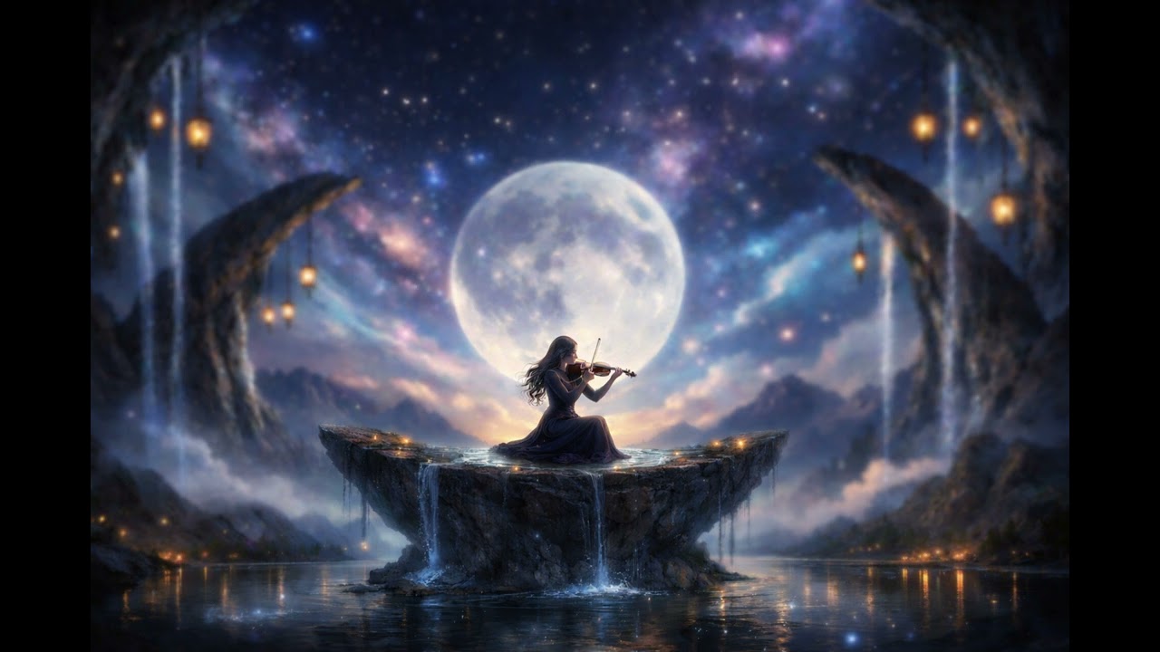 Mystical Violin Journey | Cradle of the Celestial Night – Full Series (All Parts 1–3) ✨