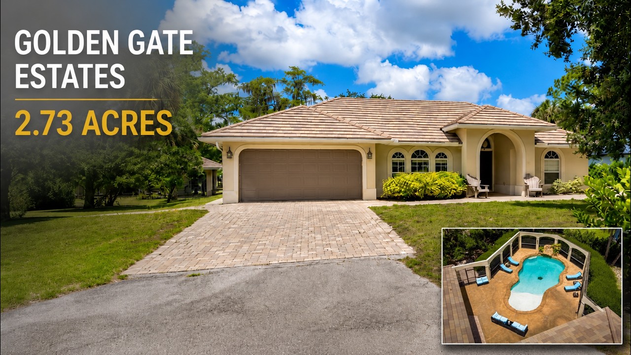 Naples Acreage Home | Two Owner&rsquo;s Suites, Pool & Equestrian Setup