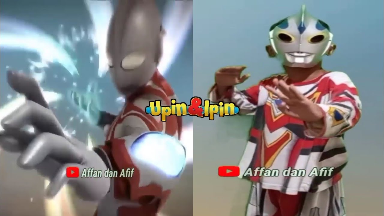 Kompilasi Tiru Upin Ipin || Ultraman Ribut Keluarkan Jurus Pamungkas