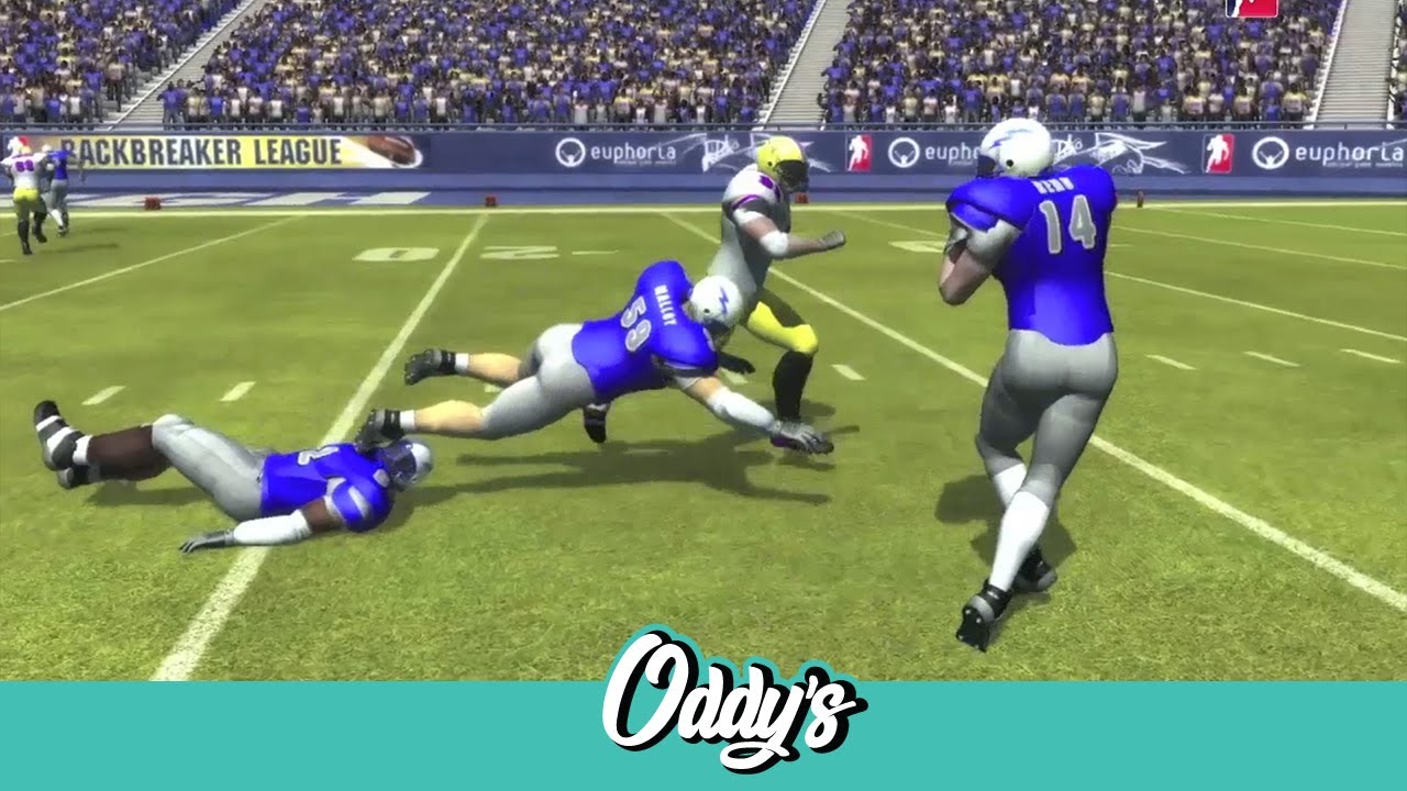Outrageous Hits in Backbreaker Football
