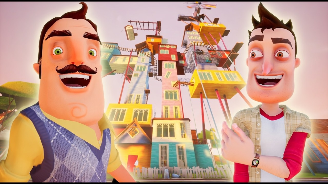 ШОУ ПРИВЕТ СОСЕД!ТРИНАДЦАТЬ ЭТАЖЕЙ ВАСИЛИЧА!ИГРА HELLO NEIGHBOR MOD KIT ПРОХОЖДЕНИЕ 13 FLOORS REMAKE