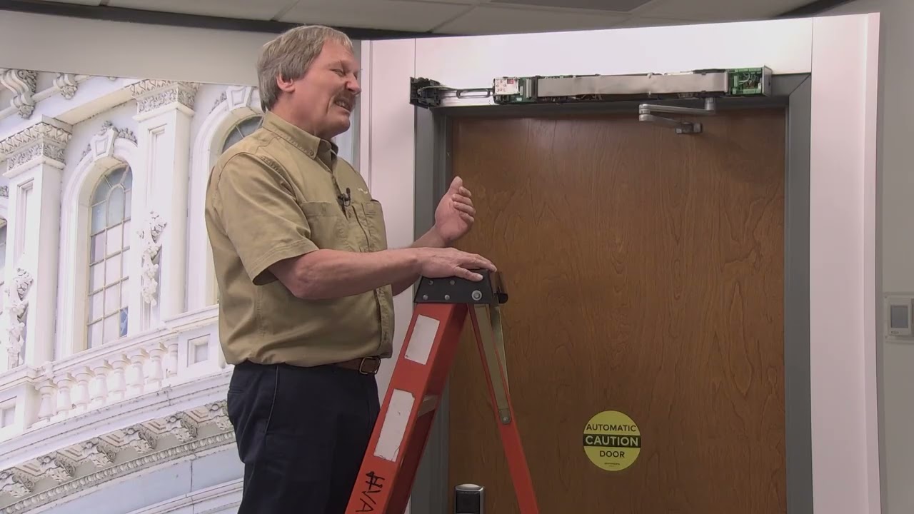 Commissioning a Low Energy Swing Door Operator from dormakaba