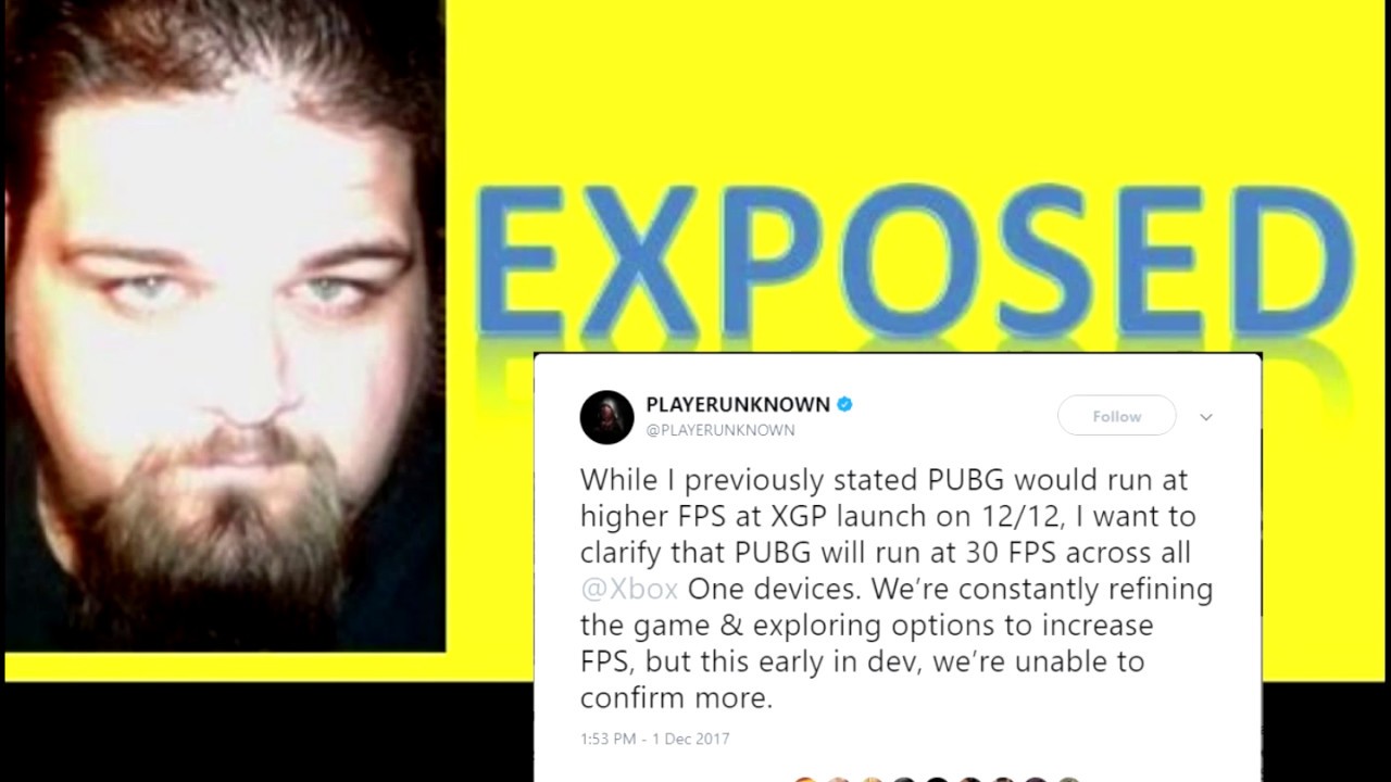 CrapgamerReviews PUBG 60fps Xbox One X Cheerleading that backfired!