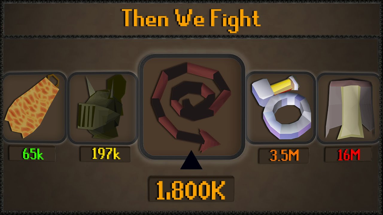Every drop MUST get more expensive... Then we FIGHT