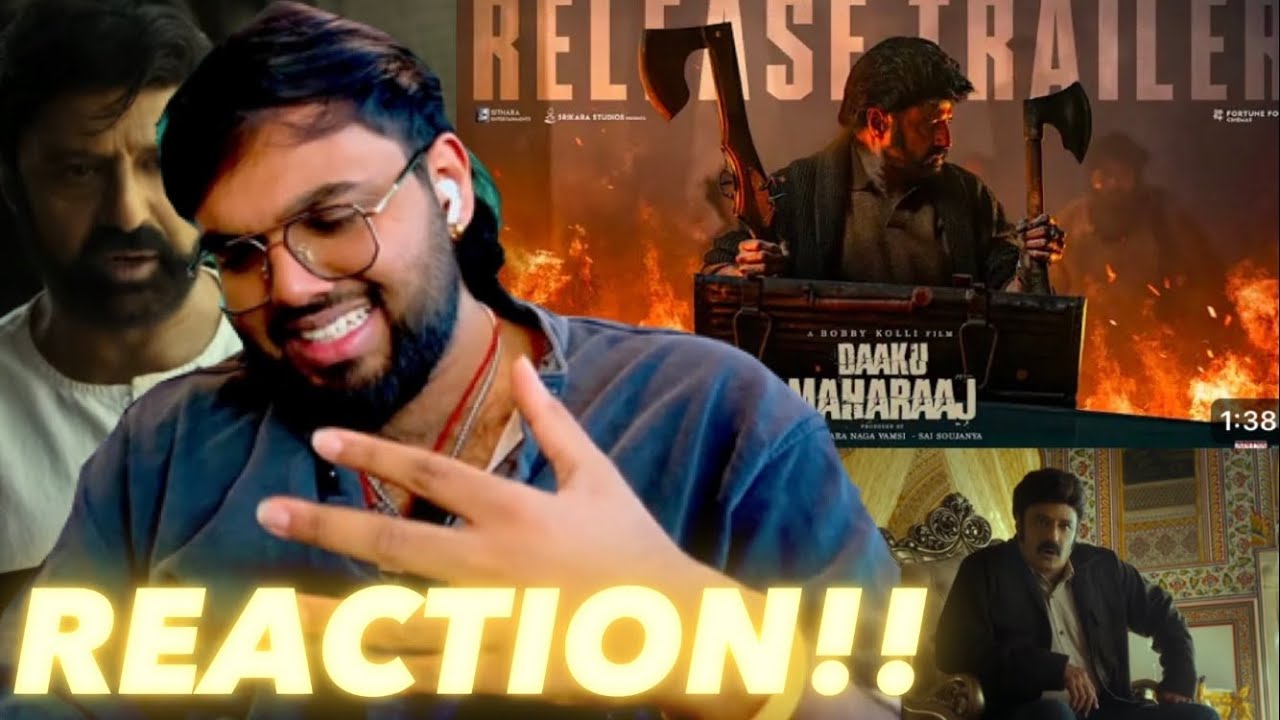 Daaku Maharaj Release Trailer, DIALOGUES!! ( REACTION!! )