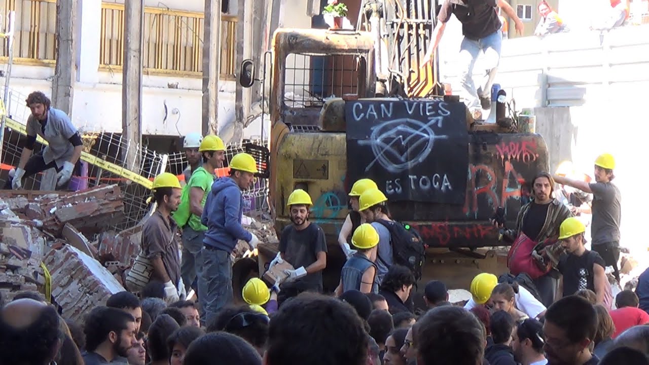 Reconstrucci&oacute; de Can Vies. 31-05-2014