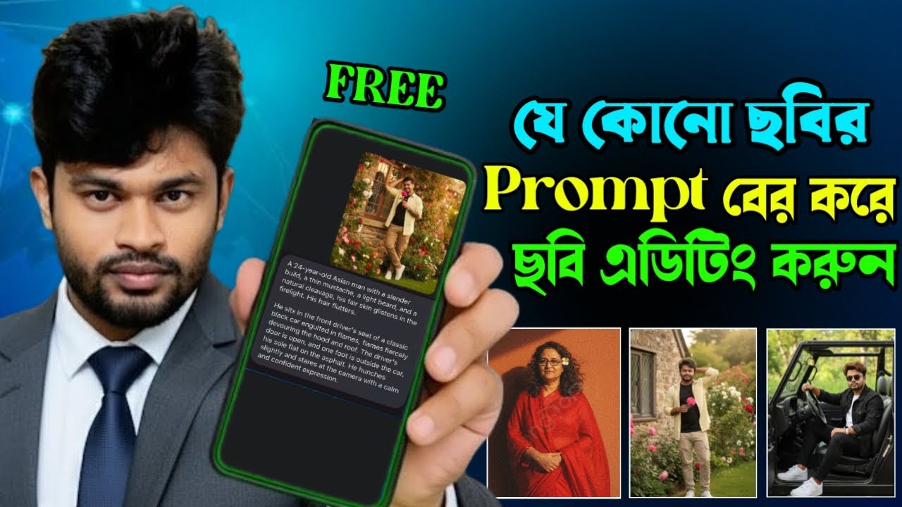 এক ক্লিকে পছন্দের ছবির Prompt বের করুন | How to Find the Viral image Prompt | Ai Photo Editing 2025