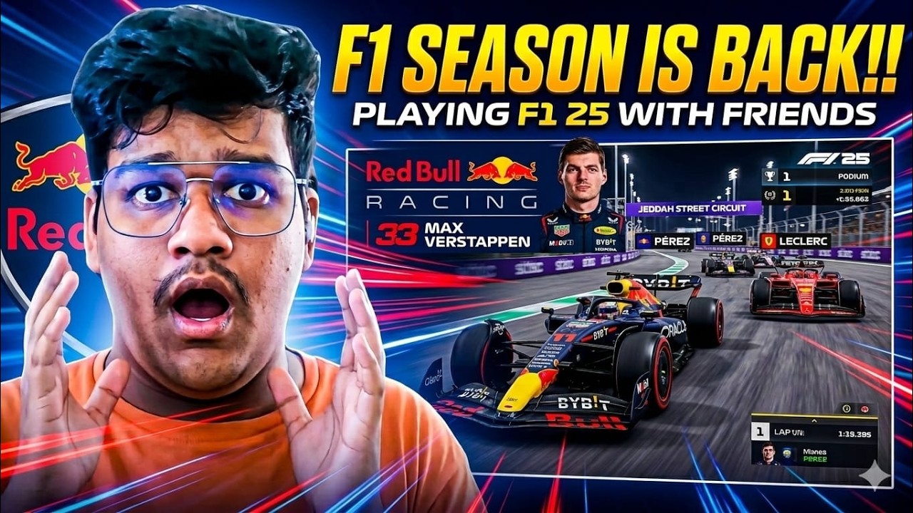 F1 Season is Back ! Dominating Friends In F1 25 ! | Bahrain GP